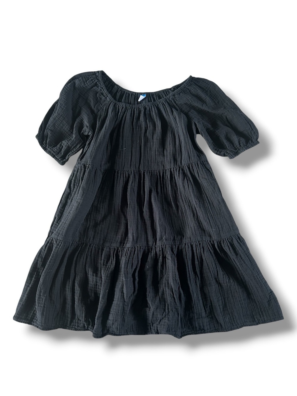[Old Navy] Black Off-Shoulder Gauze Dress